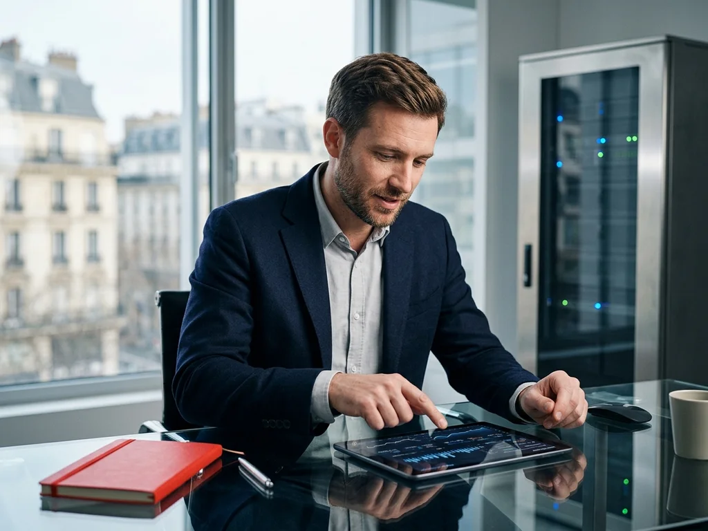 Antoine Martin, expert en référencement local à Suresnes, analyse des données de performance SEO.